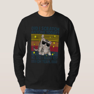 Cat papa Sarcastic heb ik vandaag iemand geschrikt T-shirt