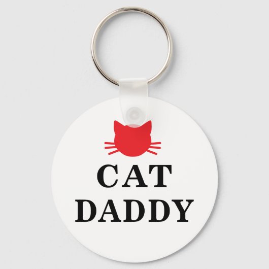 Cat Papa Sleutelhanger (Voorkant)