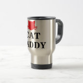 Cat Papa Travel Mug Reisbeker (Voorkant rechts)