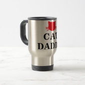 Cat Papa Travel Mug Reisbeker (Voorkant links)