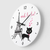 Cat Paris Clock Grote Klok (Hoek)