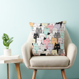 Cat Party 20x20 Sierkussen