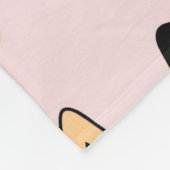 Cat Party 60x80 fleece deken (Hoek)