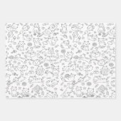 Cat Party. Cadeaupapier (Voorkant)