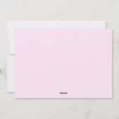 Cat Party House Glitter Art Pink Waterverf Feestdagenkaart (Achterkant)