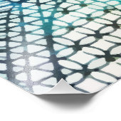 Cat Party House Glitter Art Pink Waterverf Foto Afdruk (Hoek)