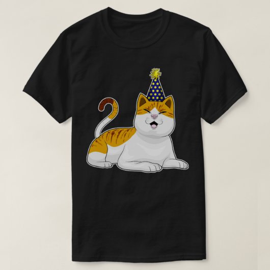 Cat Party pet T-shirt (Design voorkant)