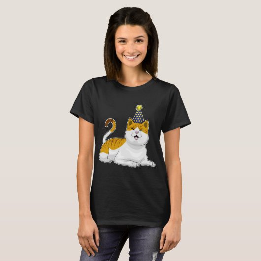 Cat Party pet T-shirt (Voorkant volledig)