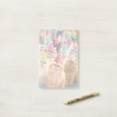 Cat Party Post-it® Notes (Op bureau)