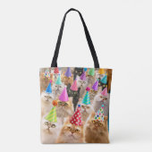 Cat Party Tote Bag (Achterkant)