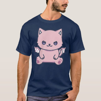 Cat Pastel Goth Cute Kawaii Aesthetic Lover Owner  T-shirt
