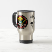 Cat Patch Travel Mug Reisbeker (Voorkant links)