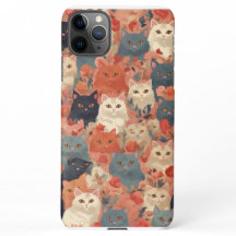 Cat patroon Telefoonhoes