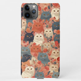 Cat patroon Telefoonhoes iPhone 11Pro Max Hoesje