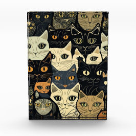 Cat Pattern Artsy Fotoblokken