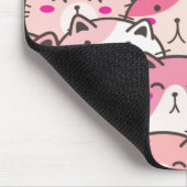 Cat Pattern Funny Colorful Pets Animals Muismat (Hoek)