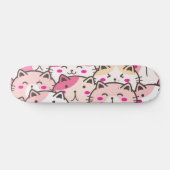Cat Pattern Funny Colorful Pets Animals Persoonlijk Skateboard (Horizontaal)