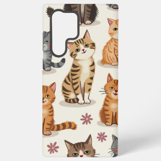Cat Pattern Galaxy-Hoesje Samsung Galaxy Hoesje