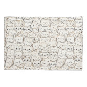 Cat Pattern Kussensloop (Achterkant)