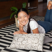 Cat Pattern Kussensloop