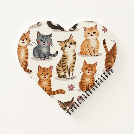 Cat Pattern Notes Notitieboek (Achterkant)