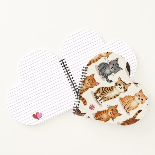 Cat Pattern Notes Notitieboek (Binnen)