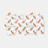 Cat Pattern Party Decor Aangepaste naam Bedankdoosjes (Uitgevouwen)