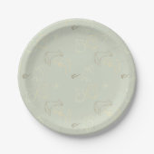 Cat Pattern Party Plate Papieren Bordje (Voorkant)