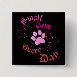 Cat Paw Button | Kleine stappen elke dag