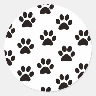 Cat Paw drukt Stickers af