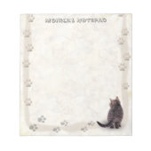 Cat Paw-Lijst Notitieblok (Voorkant)