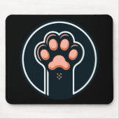 Cat paw on a mouse pad muismat (Voorkant)