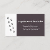 Cat Paw & Pet Services Afspraakkaart Visitekaartje (Voorkant)