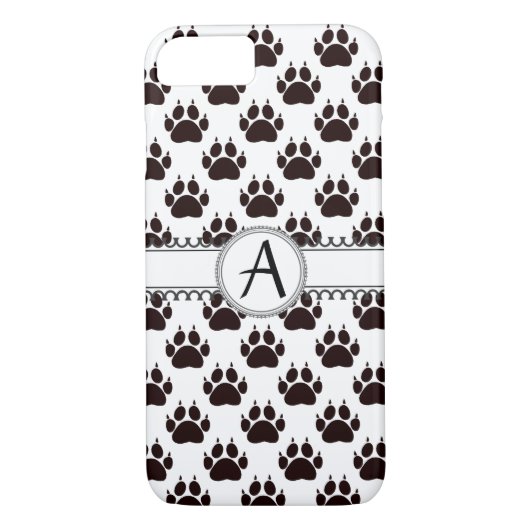 Cat Paw Print Patroon Case-Mate iPhone Case (Achterkant)