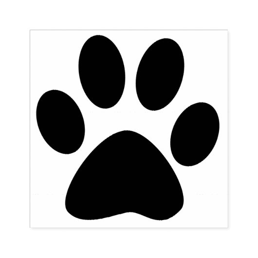 Cat Paw Print - Rubberstempel (Afrduk)