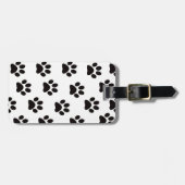 Cat Paw Prints Bagagelabel (Voorkant horizontaal)