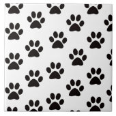 Cat Paw Prints Tegel Tegeltje (Voorkant)