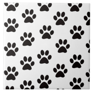 Cat Paw Prints Tegel Tegeltje