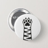 Cat Paw Ronde Button 5,7 Cm (Voorkant /achterkant)