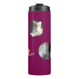 Cat Pawprint Humor Cat Photo Thermosbeker