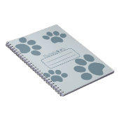 Cat Paws Bluegray Journal notitieboek (Rechterzijde)