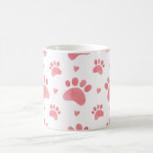Cat Paws Waterverf Patroon Koffiemok (Center)