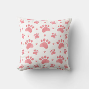 Cat Paws Waterverf Patroon Kussen