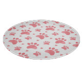 Cat Paws Waterverf Patroon Snijplank (Hoek)