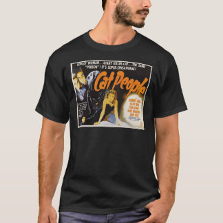 Cat People (1942) -  Poster Classic T T-shirt