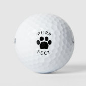 Cat Perfect Spint Paw Print Golfballen (Voorkant)