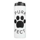Cat Perfect Spint Paw Print Thermosbeker (Voorkant)