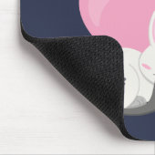 Cat Persbericht Cute White Kitty Cat Slapen Muismat (Hoek)