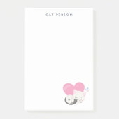 Cat Persbericht Cute White Kitty Cat Slapen Post-it® Notes (Voorkant)