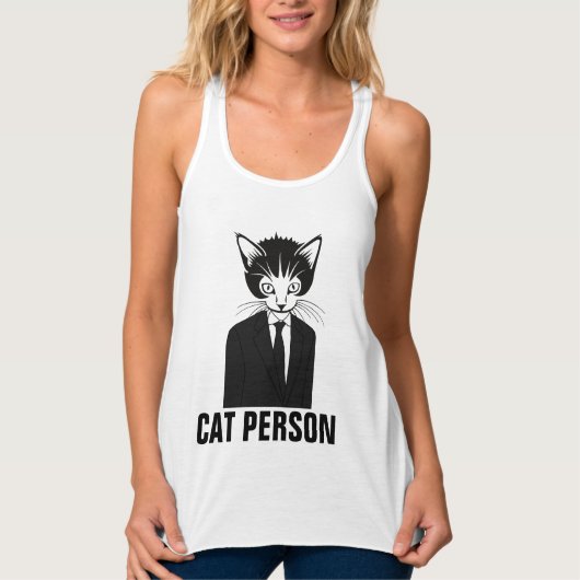 Cat Person Funny T-shirts (Voorkant)